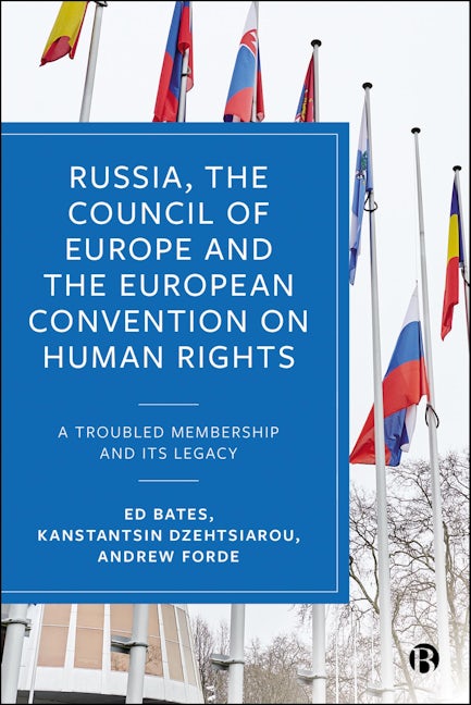 Book cover image for Russia, the Council of Europe and the European Convention on Human Rights ISBN: 9781529232790